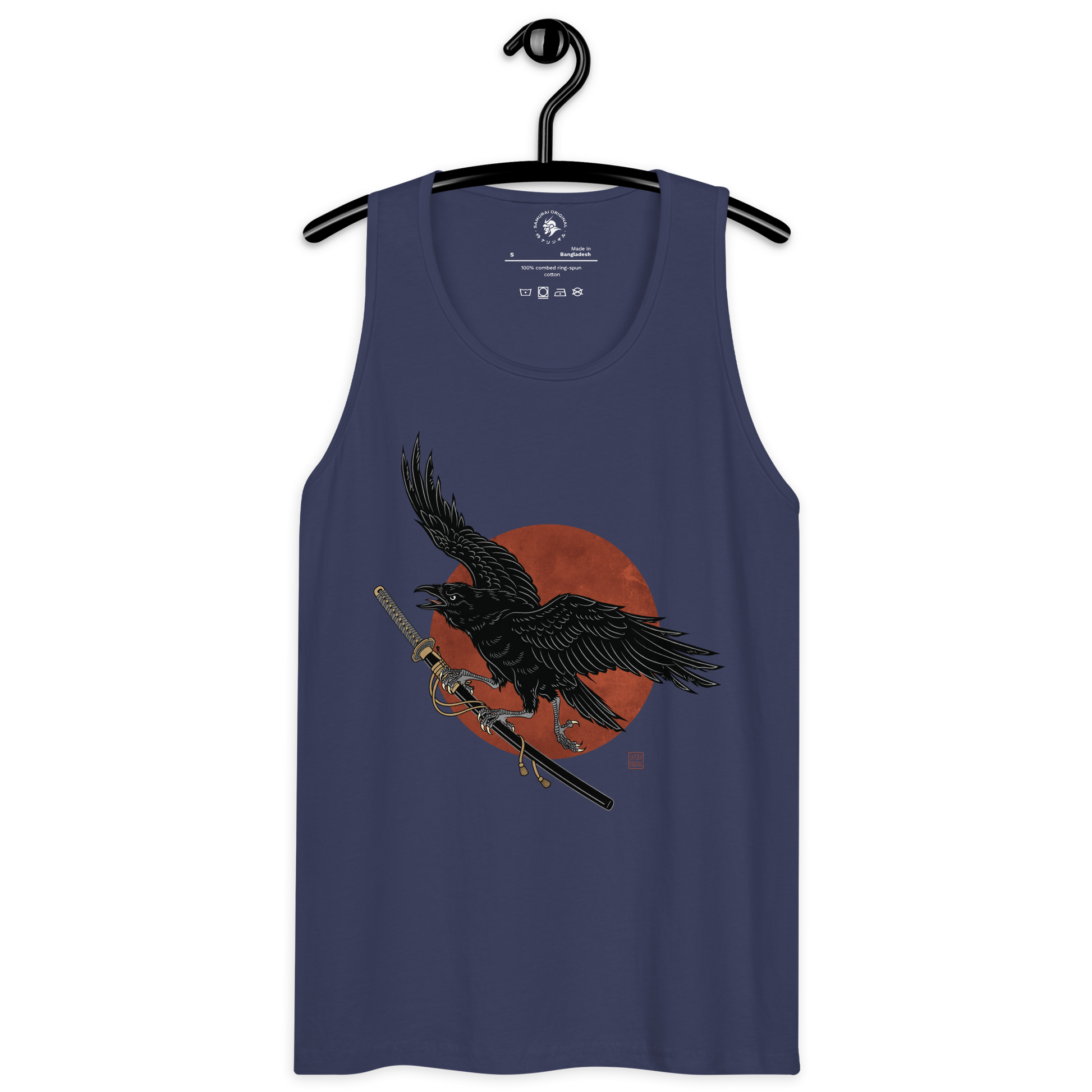 Ronin Raven Men’s premium tank top - Samurai Original