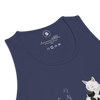 Cat Samurai Tea Ceremony Ukiyo-e Men's Premium Tank Top - Samurai Original