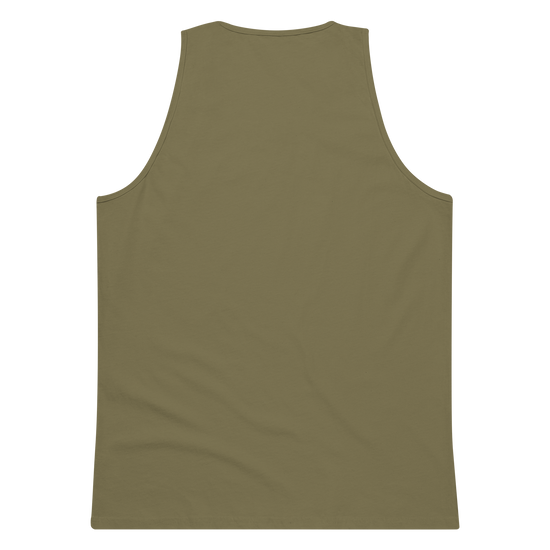 Cat Samurai Tea Ceremony Ukiyo-e Men's Premium Tank Top - Samurai Original