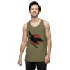 Ronin Raven Men’s premium tank top - Samurai Original