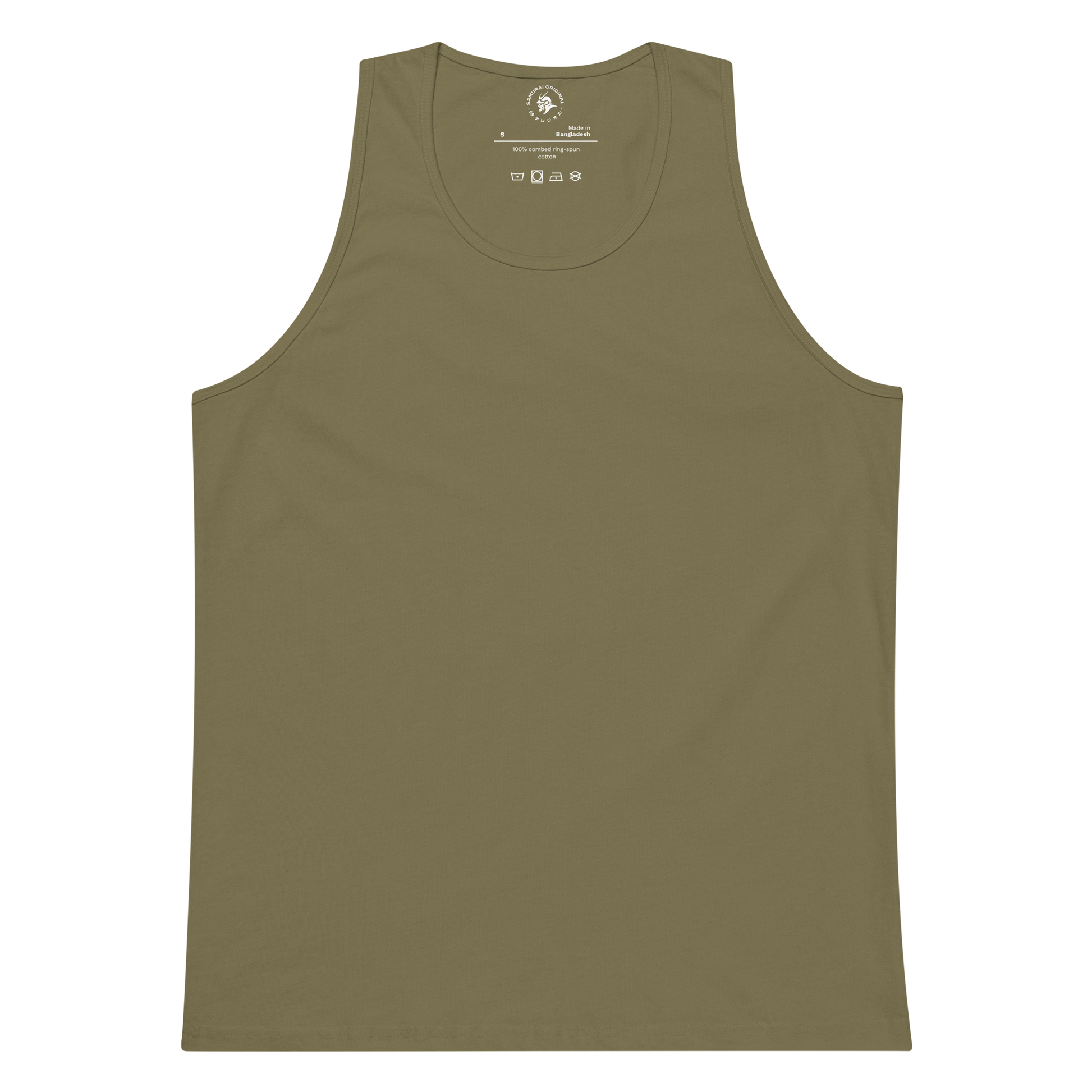 Mushin Japanese Zen Philosophy Men's Premium Tank Top - Samurai Original