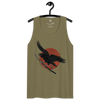 Ronin Raven Men’s premium tank top - Samurai Original