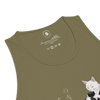 Cat Samurai Tea Ceremony Ukiyo-e Men's Premium Tank Top - Samurai Original