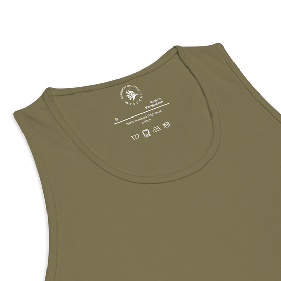 Mushin Japanese Zen Philosophy Men's Premium Tank Top - Samurai Original