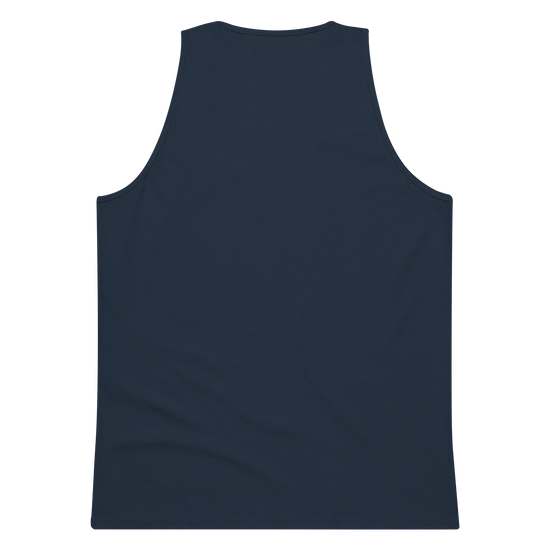 Cat Samurai Tea Ceremony Ukiyo-e Men's Premium Tank Top - Samurai Original