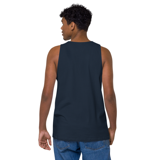 Ronin Guitar Blues Japanese Art Men's Premium Tank Top - Samurai Original
