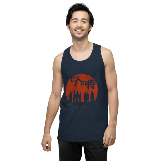 The Seven Samurai Japanese Art Men's Premium Tank Top - Samurai Original