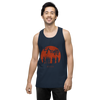 The Seven Samurai Japanese Art Men's Premium Tank Top - Samurai Original