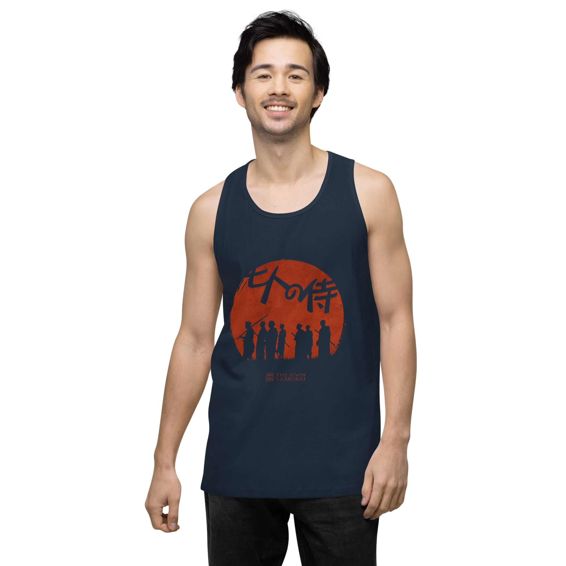 The Seven Samurai Japanese Art Men's Premium Tank Top - Samurai Original