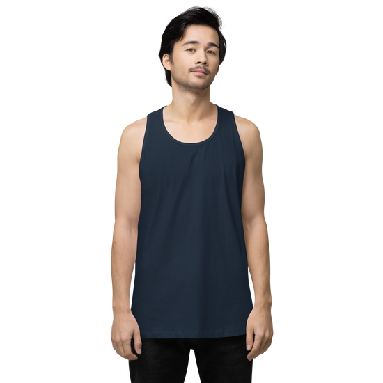 Mushin Japanese Zen Philosophy Men's Premium Tank Top - Samurai Original