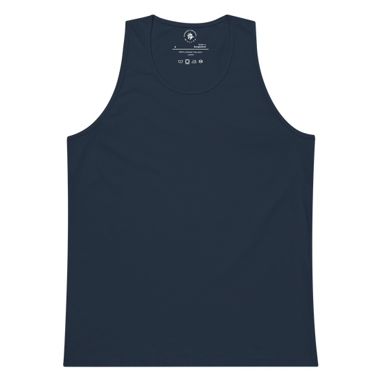Mushin Japanese Zen Philosophy Men's Premium Tank Top - Samurai Original