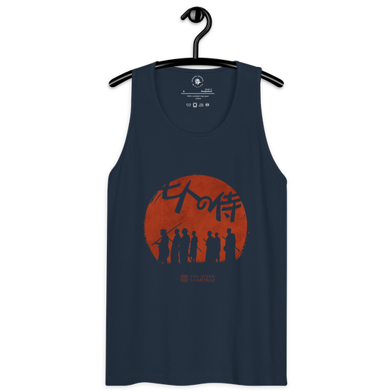 The Seven Samurai Japanese Art Men's Premium Tank Top - Samurai Original