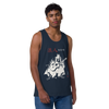 Ronin Guitar Blues Japanese Art Men's Premium Tank Top - Samurai Original