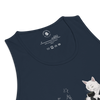 Cat Samurai Tea Ceremony Ukiyo-e Men's Premium Tank Top - Samurai Original