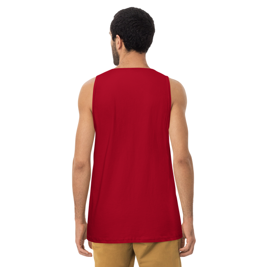 Ronin Guitar Blues Japanese Art Men's Premium Tank Top - Samurai Original