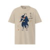 Samurai Cat Japanese Tattoo Organic T-Shirt Desert Dust - Samurai Original