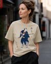 Samurai Cat Japanese Tattoo Organic T-Shirt - Samurai Original