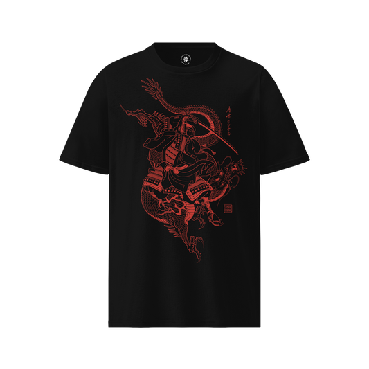 Samurai & Dragon Organic T-Shirt