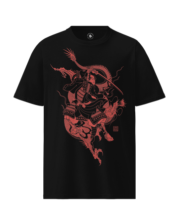 Samurai & Dragon Organic T-Shirt