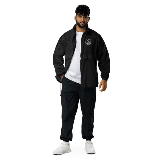 Mono No Aware Japanese Calligraphy Unisex windbreaker - Samurai Original