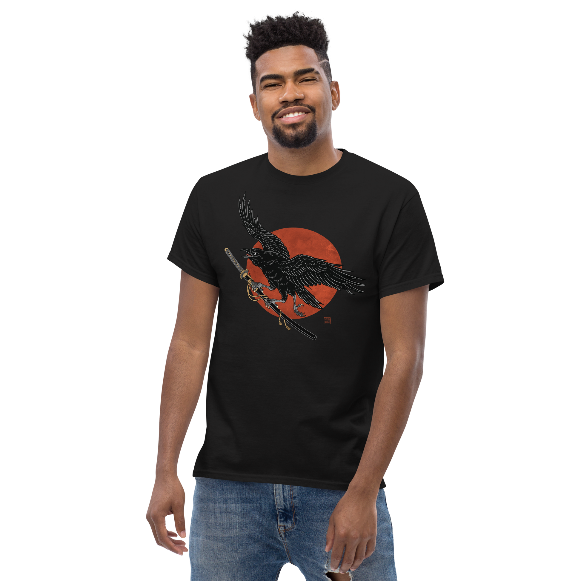 Ronin Raven Classic T-shirt - Samurai Original