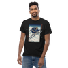 Skiing Samurai Ukiyo-e Classic T-Shirt - Samurai Original