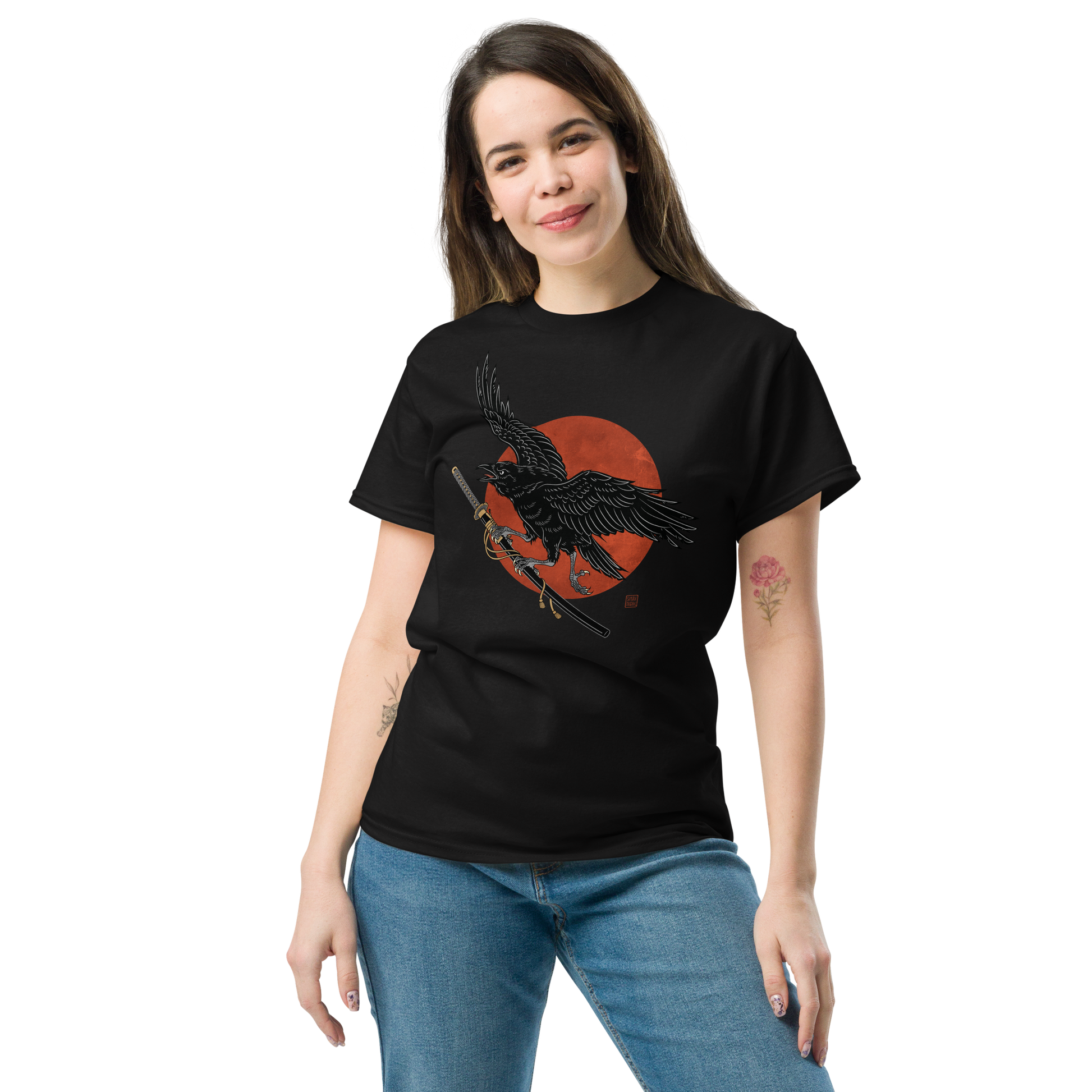 Ronin Raven Classic T-shirt - Samurai Original