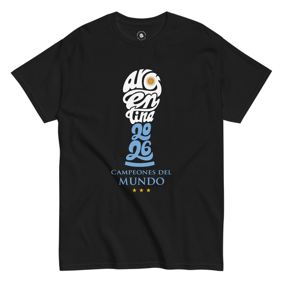 Argentina 2026 Champions Classic T-shirt Black - Samurai Original