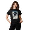 Skiing Samurai Ukiyo-e Classic T-Shirt - Samurai Original