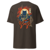 The Great Neko Fishing T-shirt Classic Dark Chocolate - Samurai Original