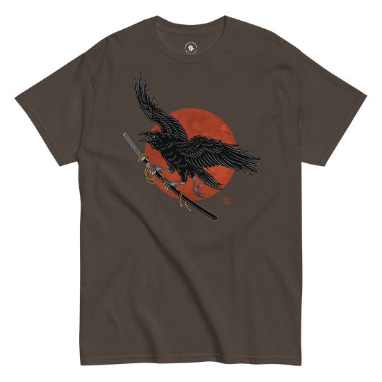 Ronin Raven Classic T-shirt Dark Chocolate - Samurai Original