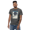 Skiing Samurai Ukiyo-e Classic T-Shirt - Samurai Original