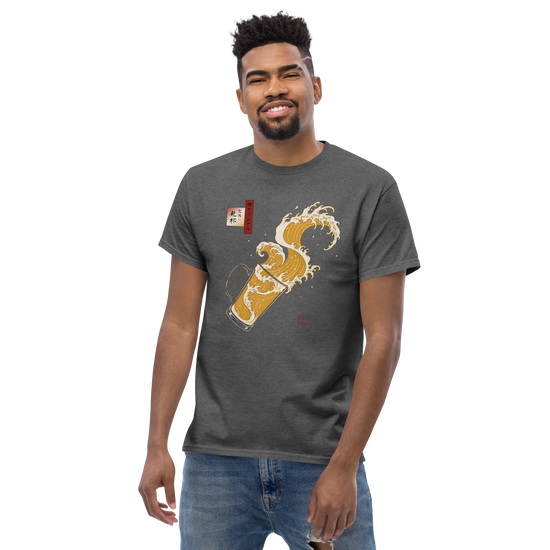 Beer Wave Ukiyo-e Classic T-Shirt - Samurai Original