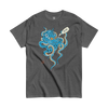 Tipsy Octopus Japanese Sake Classic T-Shirt Dark Heather - Samurai Original