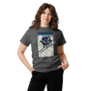 Skiing Samurai Ukiyo-e Classic T-Shirt - Samurai Original