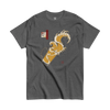 Beer Wave Ukiyo-e Classic T-Shirt Dark Heather - Samurai Original