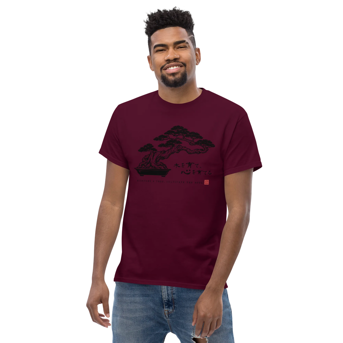 Bonsai – Nurture a Tree Nurture the Soul Classic T-Shirt - Samurai Original