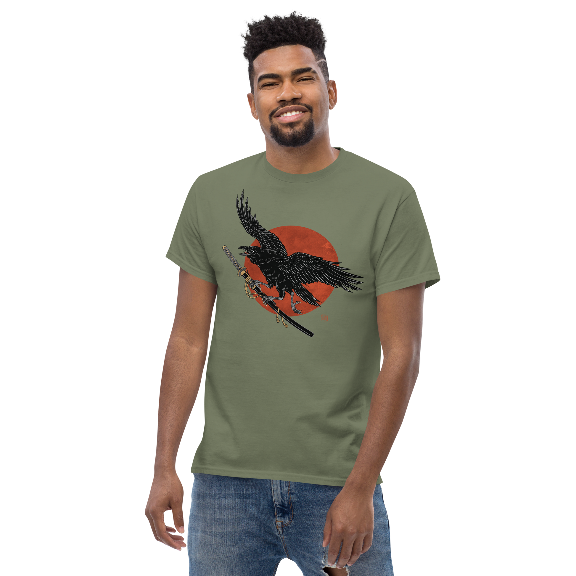 Ronin Raven Classic T-shirt - Samurai Original