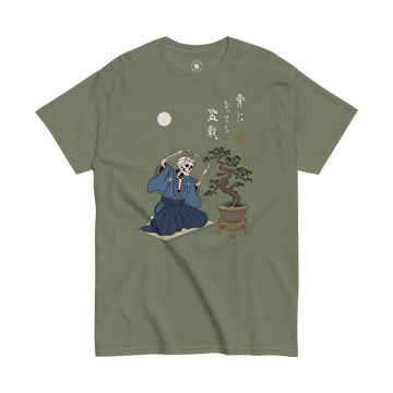 Bonsai Skeleton Ukiyo-e Classic T-Shirt