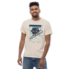 Skiing Samurai Ukiyo-e Classic T-Shirt - Samurai Original