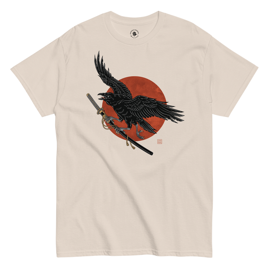 Ronin Raven Classic T-shirt Natural - Samurai Original