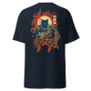 The Great Neko Fishing T-shirt Classic Navy - Samurai Original
