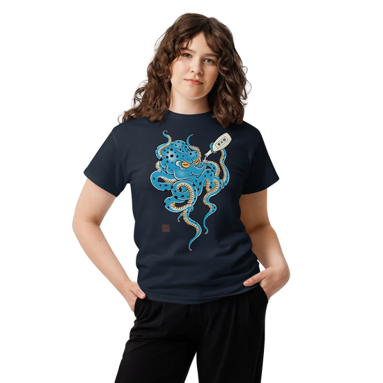 Tipsy Octopus Japanese Sake Classic T-Shirt - Samurai Original