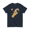 Beer Wave Ukiyo-e Classic T-Shirt Navy - Samurai Original