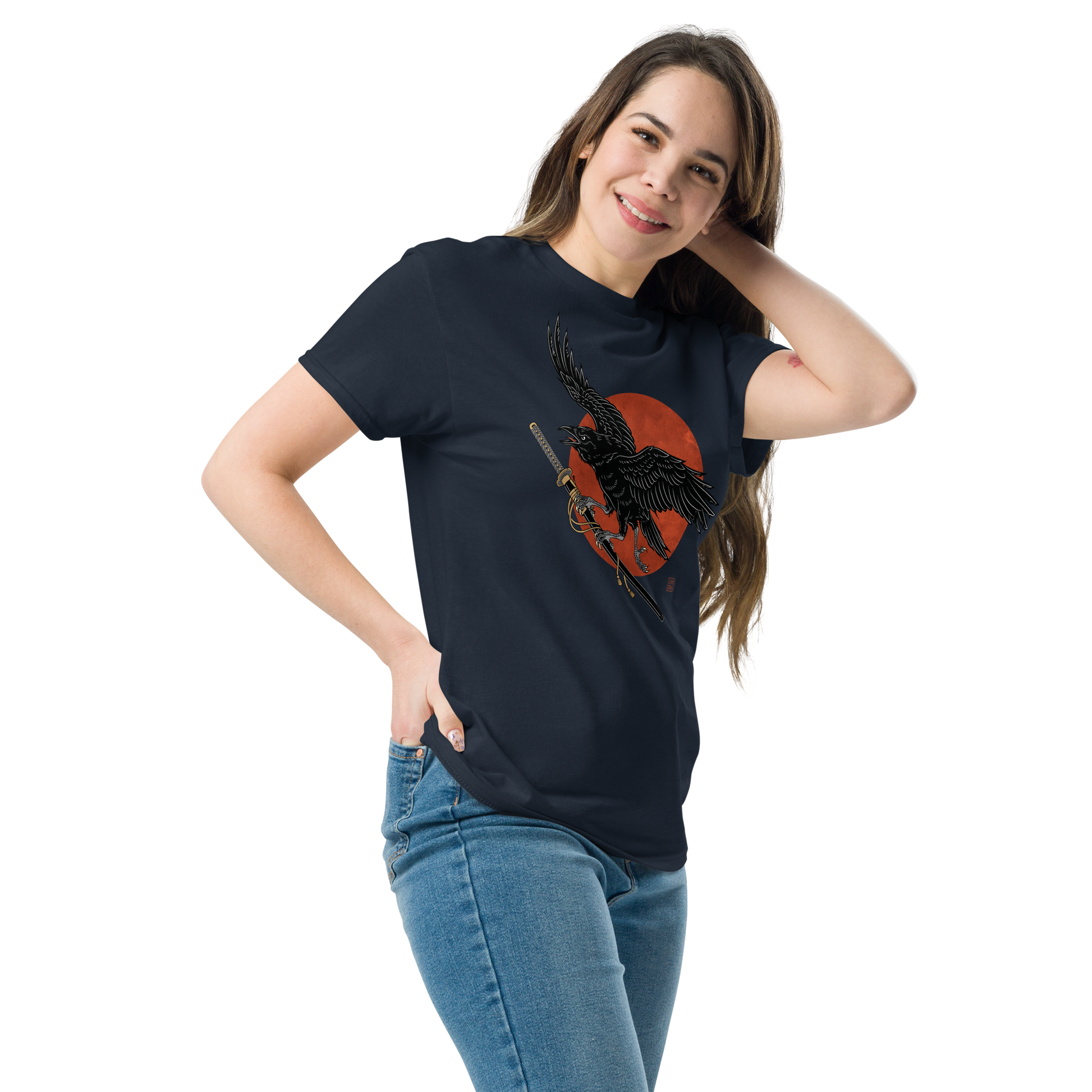 Ronin Raven Classic T-shirt - Samurai Original