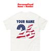 Personalized USA Soccer Fan Classic T-shirt