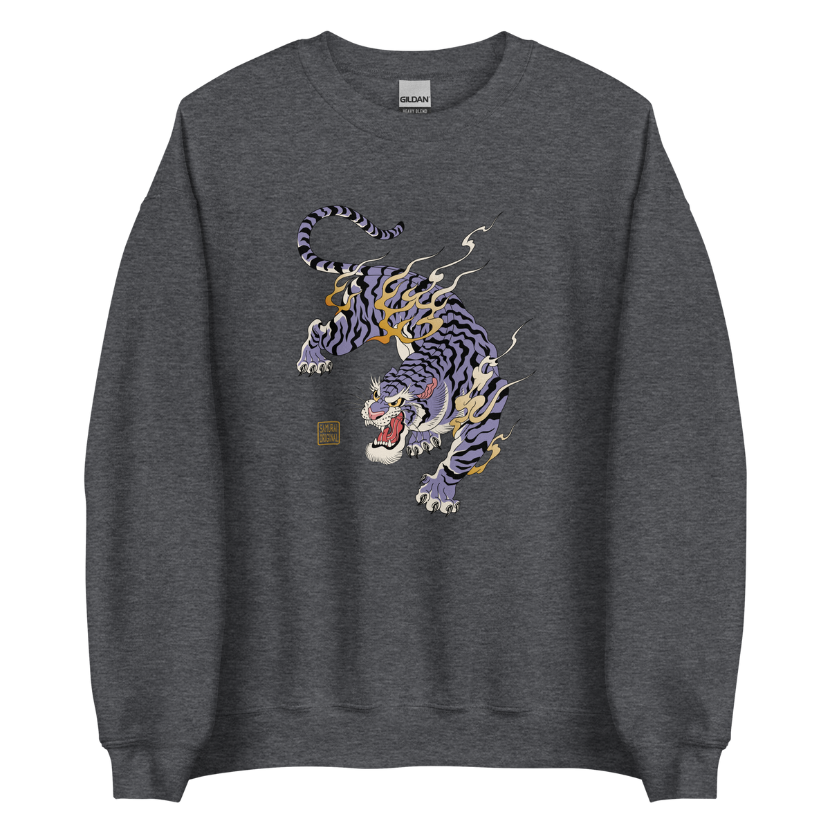 Unisex Sweatshirt Dark Heather - Samurai Original