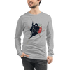 Ninja Santa Christmas Japanese Ukiyo-e Unisex Long Sleeve Tee