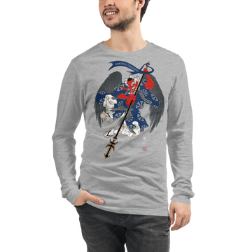 Tengu Japanese Ukiyo-e Unisex Long Sleeve Tee