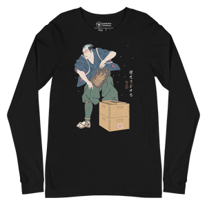 Samurai Beekeepers Ukiyo-e Unisex Long Sleeve Tee - Samurai Original
